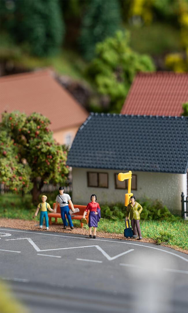 Wachtende Voetgangers