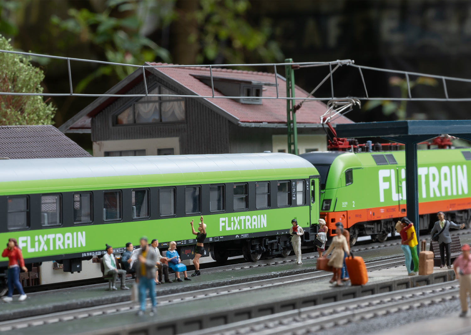 Märklin - Wagenset 1 FlixTrain MHI-versie (3 stuks) (Spoor H0) 42957