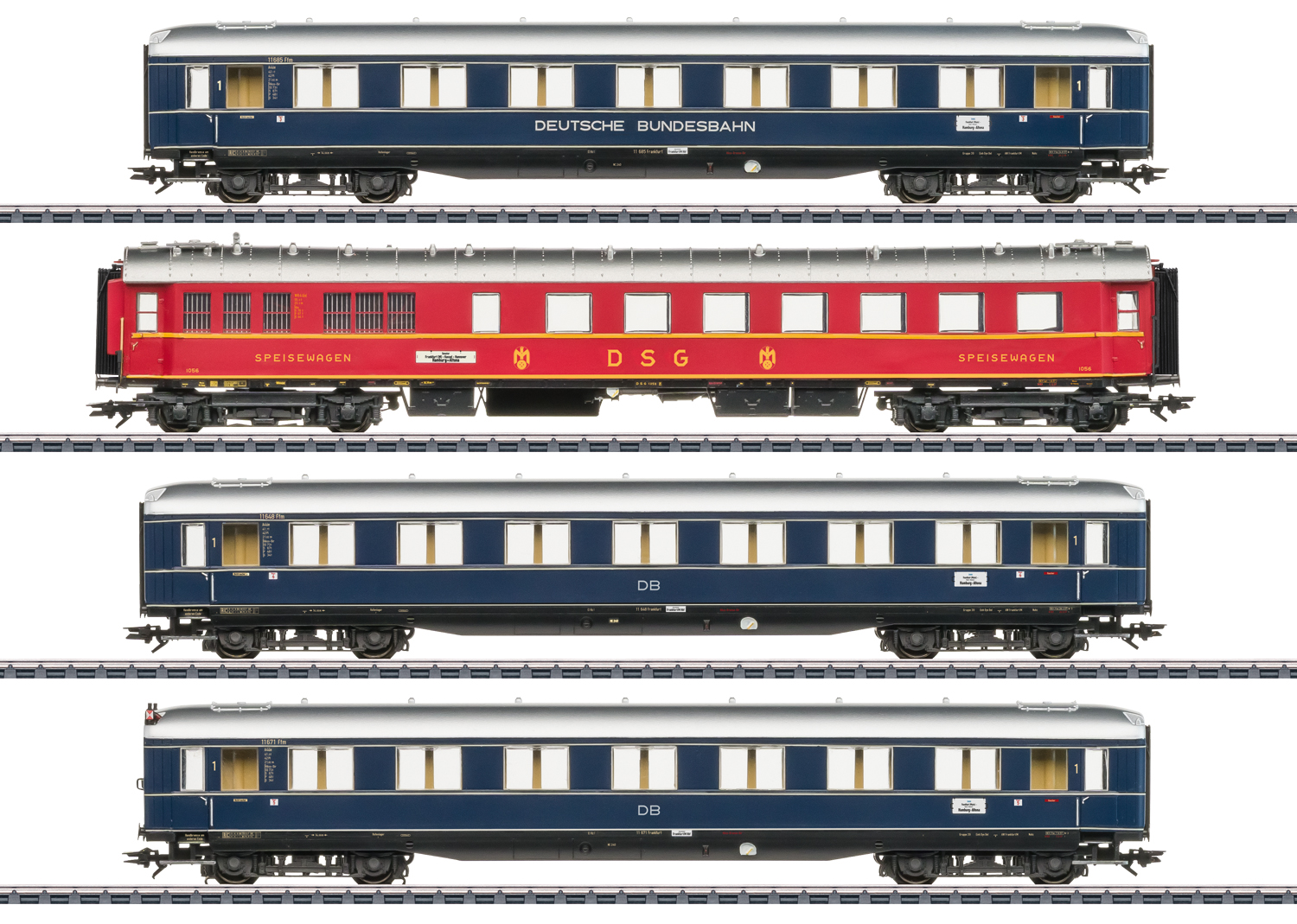 Wagen-Set F41 Senator DB