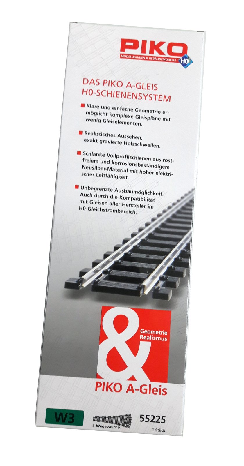 Weiche 3-Wege W3