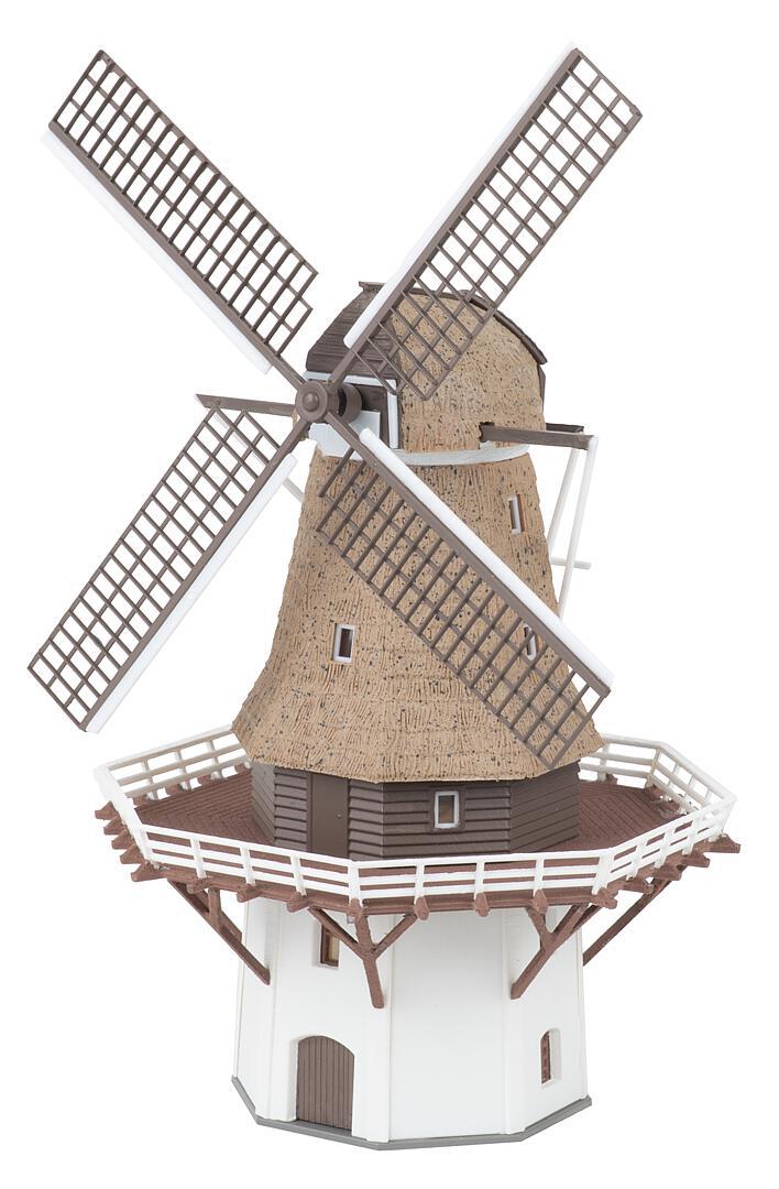 Windmühle Mit Putzsockel