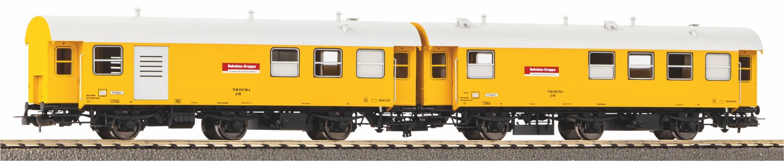 XP-2er Set Wohn-/Werkstattwg. 3yg Bahnbau DB AG VI