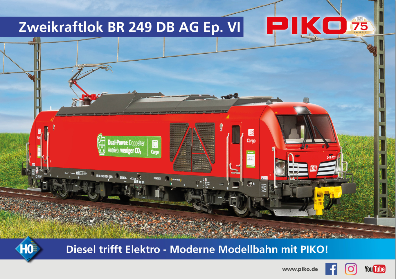 XP-Diesel-/E-Lok/Sound BR 249 DB AG VI + PluX22 Dec.