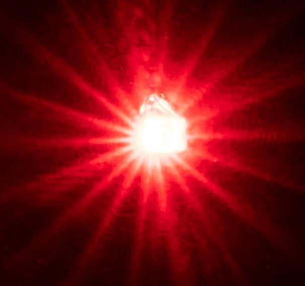 Zelf Knipperende Led's Rood 5 Stuks