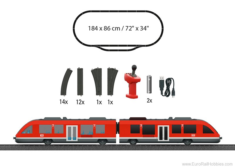 Märklin - Startset regionale trein LINT (Spoor H0) 29113