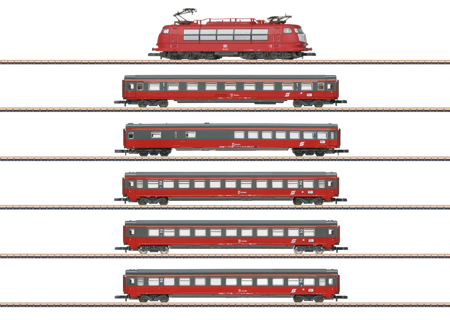 Zugpackung EC Mozart ÖBB/DB