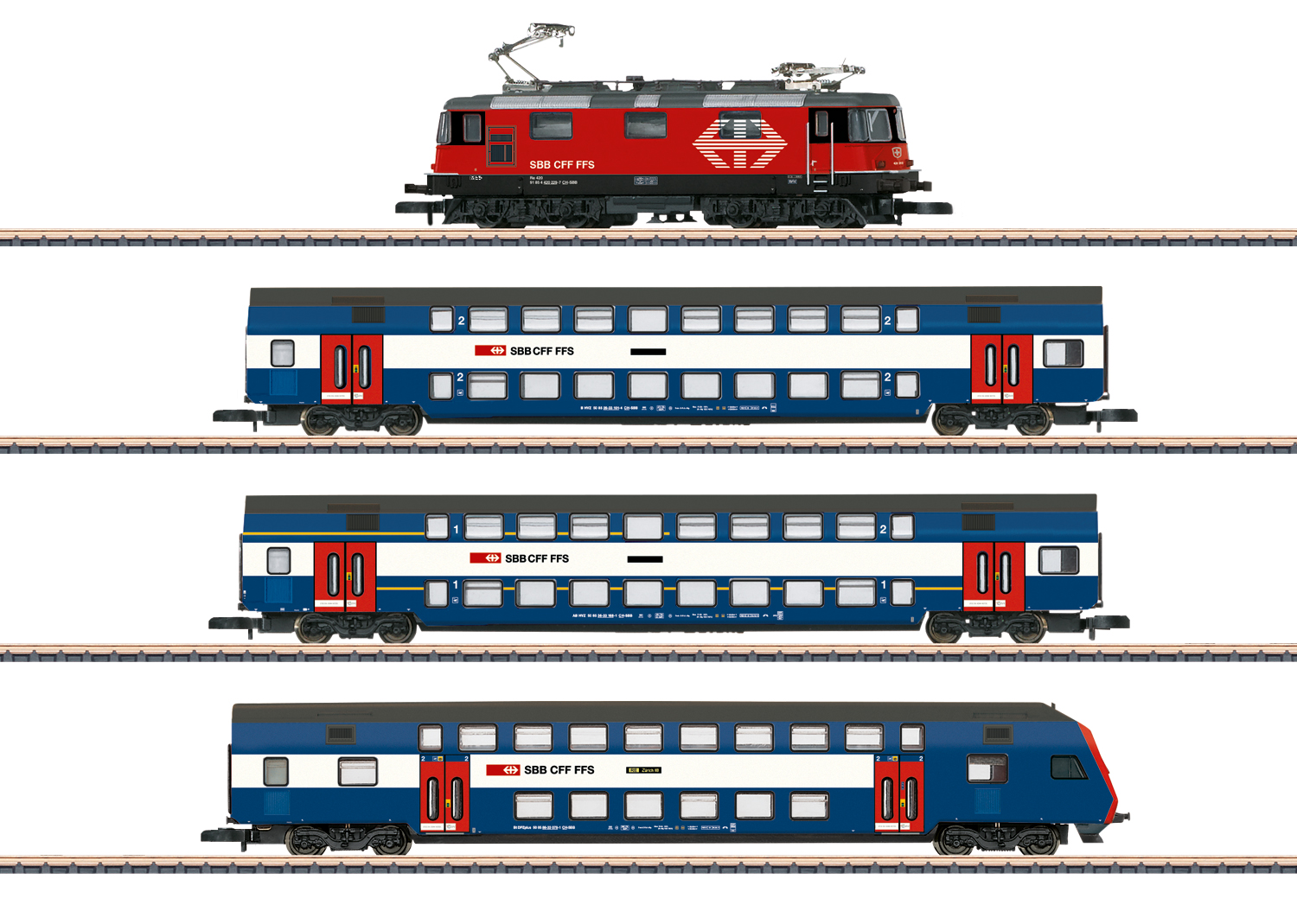 Zugpackung Züricher S-Bahn SB