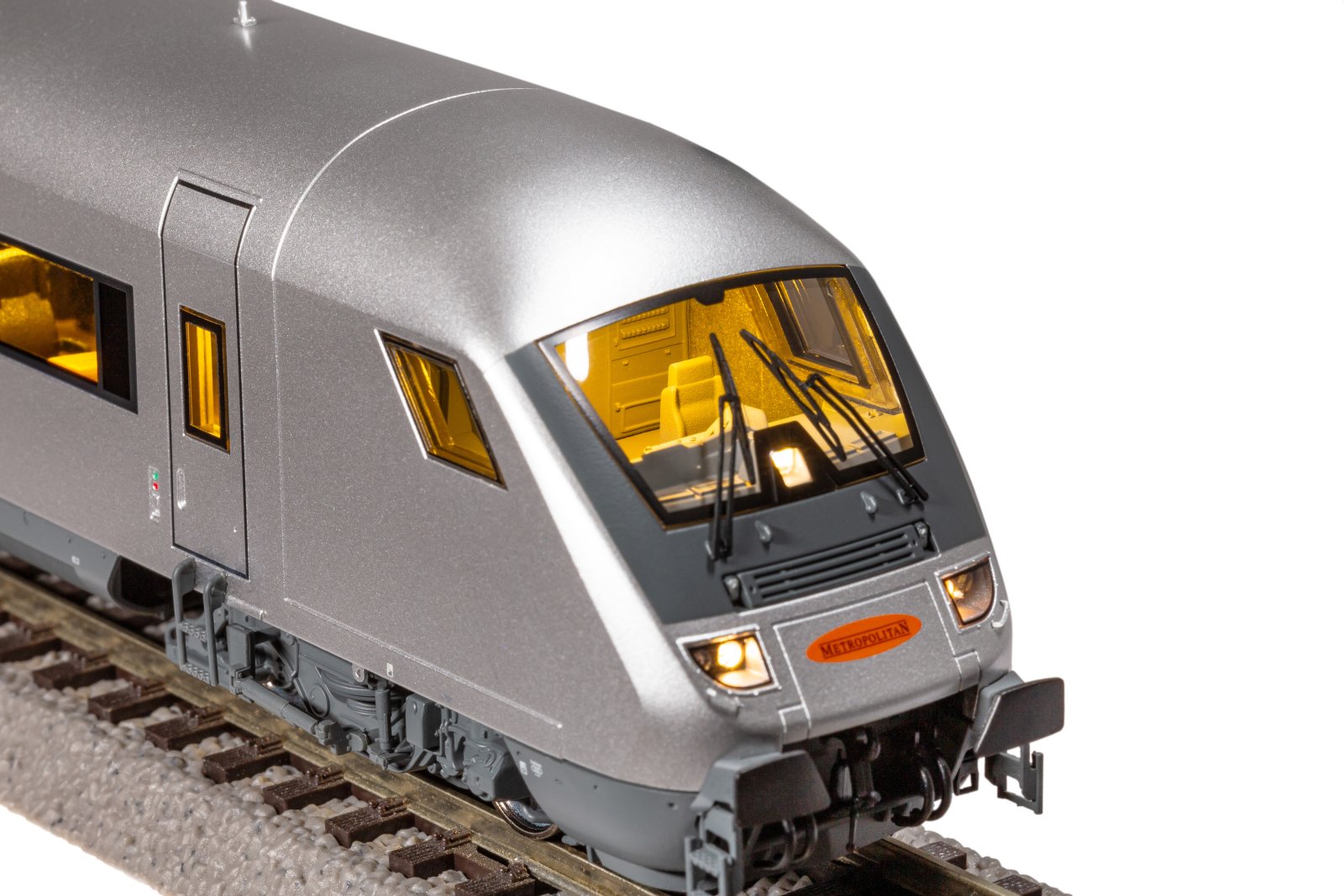 Zugset Metropolitan BR 101 + 2 Personenwg. + Steuerwg. DB AG V