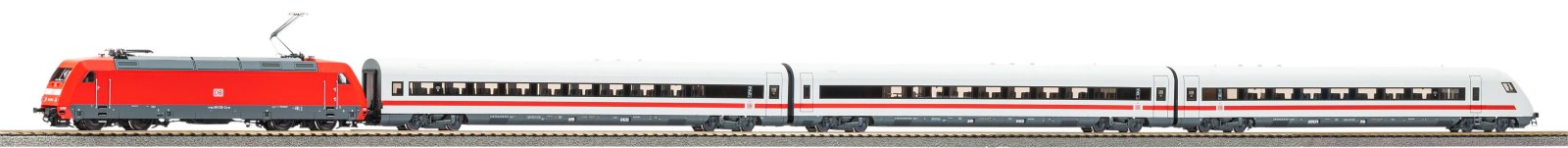 Zugset Metropolitan BR 101 + 2 Personenwg. + Steuerwg. DB AG VI