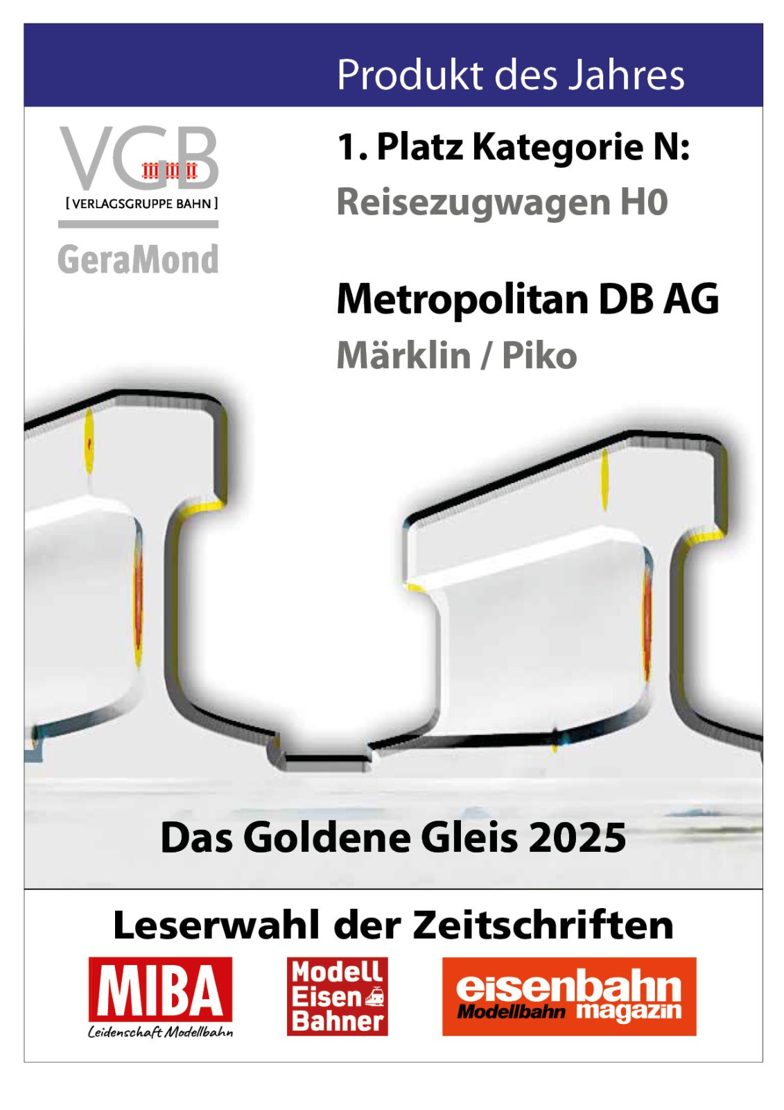 Zugset/Sound Metropolitan BR 101 + 2 Personenwg. + Steuerwg. DB AG V