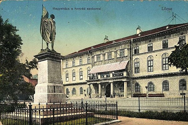 Honvéd emlékmű (ma: Štúr szobor) talapzata
