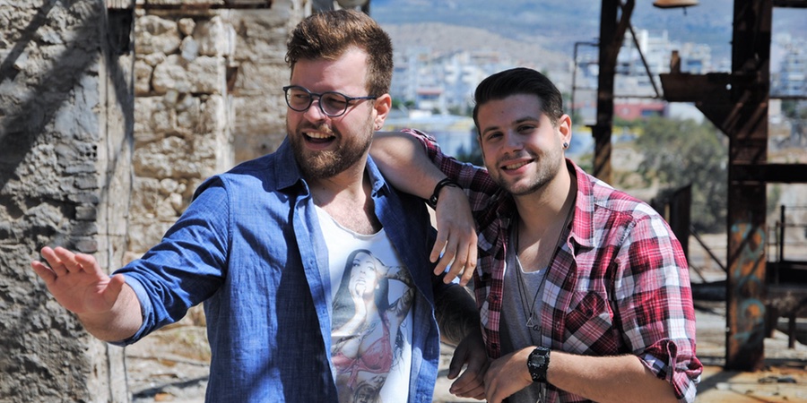 Risng Star: Backstage photos Μιχάλης Καραγκούνης και Δημήτρης Γερογιάννης Risng Star: Backstage photos Μιχάλης Καραγκούνης και Δημήτρης Γερογιάννης