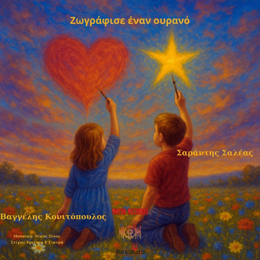 Βαγγέλης Κονιτόπουλος & Σαράντης Σαλέας “Ζωγράφισε έναν ουρανό” | Νέο τραγούδι Konitopoylos-Saleas-Zografise ena oyrano