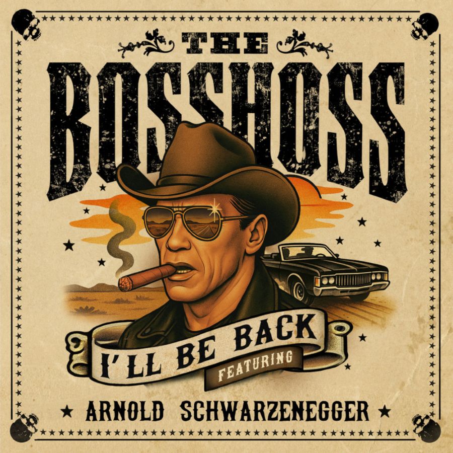 “I’ll be back”: Συναρπάζει το κοινό το νέο single των The BossHoss με τον Arnold Schwarzenegger The BossHoss-Arnold Schwarzenegger-Ill be back