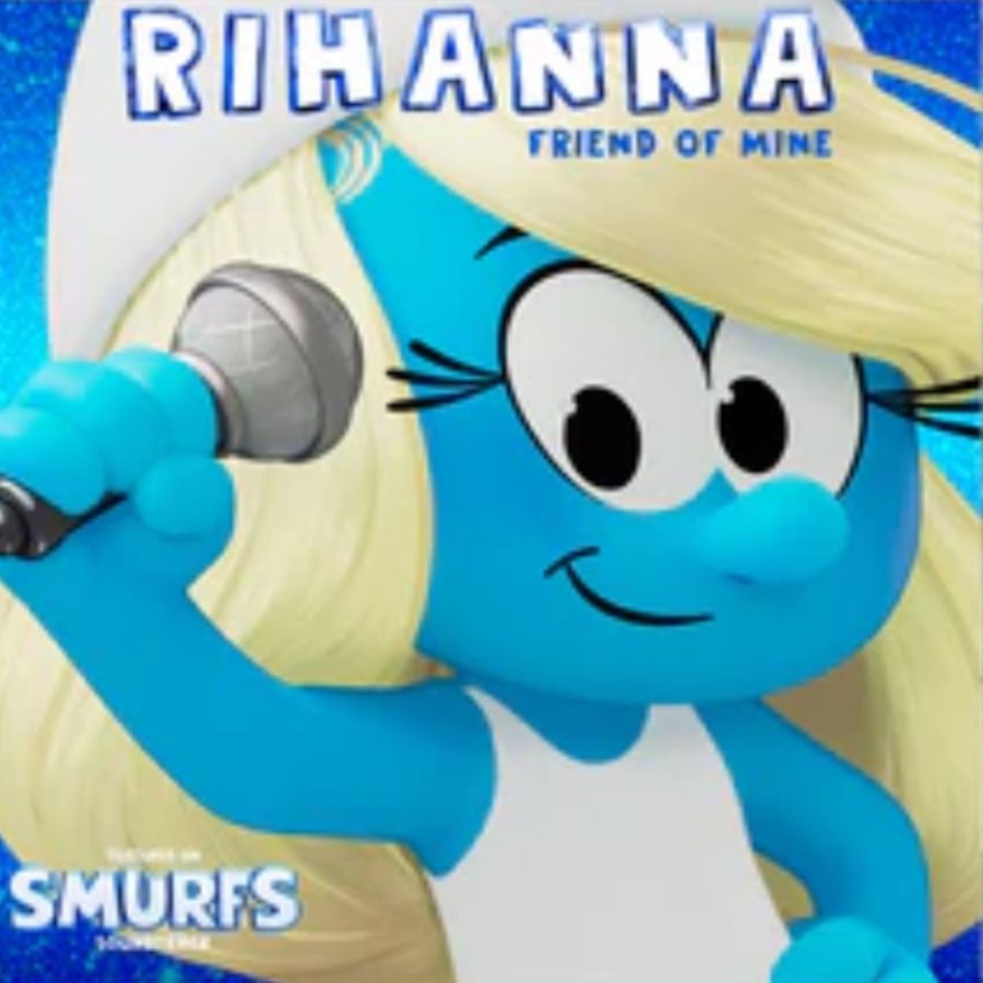 Rihanna-Smurfs
