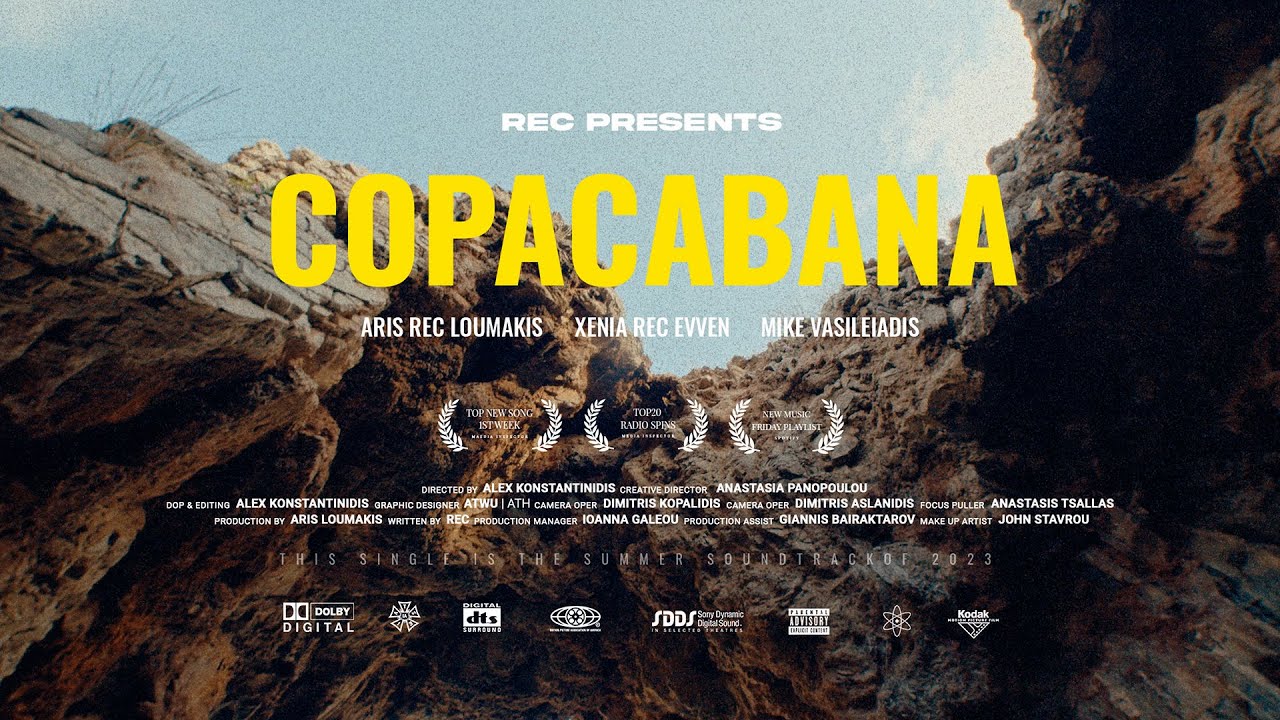 Rec “Copacabana”: κάνει τώρα Premiere στο YouTube! Rec “Copacabana”: κάνει τώρα Premiere στο YouTube!
