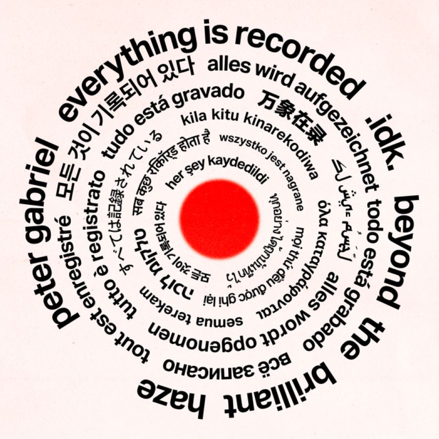 Everything Is Recorded – “Beyond The Brilliant Haze” (feat. Peter Gabriel and .idk.) everything-is-recorded-beyond-the-brilliant-haze-single