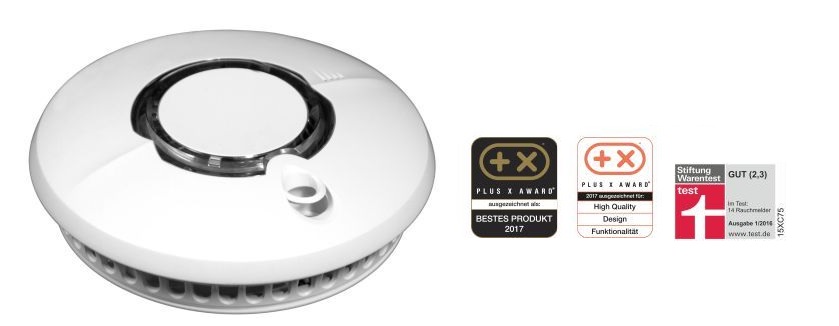 FireAngel gewinnt mit dem Rauchwarnmelder ST-630-DE P-Line den Plus X Award und ist "Bestes Produkt des Jahres"