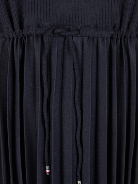 RIB TANK PLEATED DRESS MIDI NS 