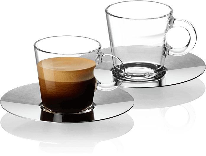 View espresso glazen
