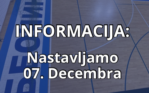 Sledeće kolo se igra 07. Decembra