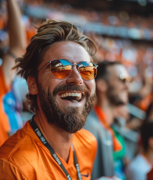 Oranje bril