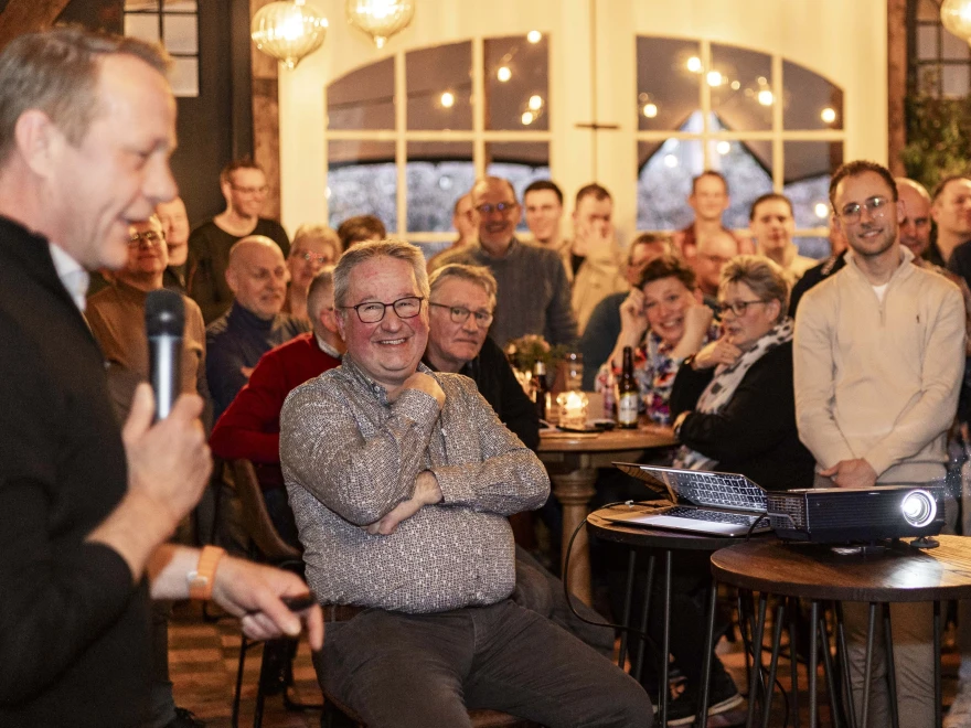 Gerard Beld wordt in het zonnetje gezet - 40 jaar in dienst