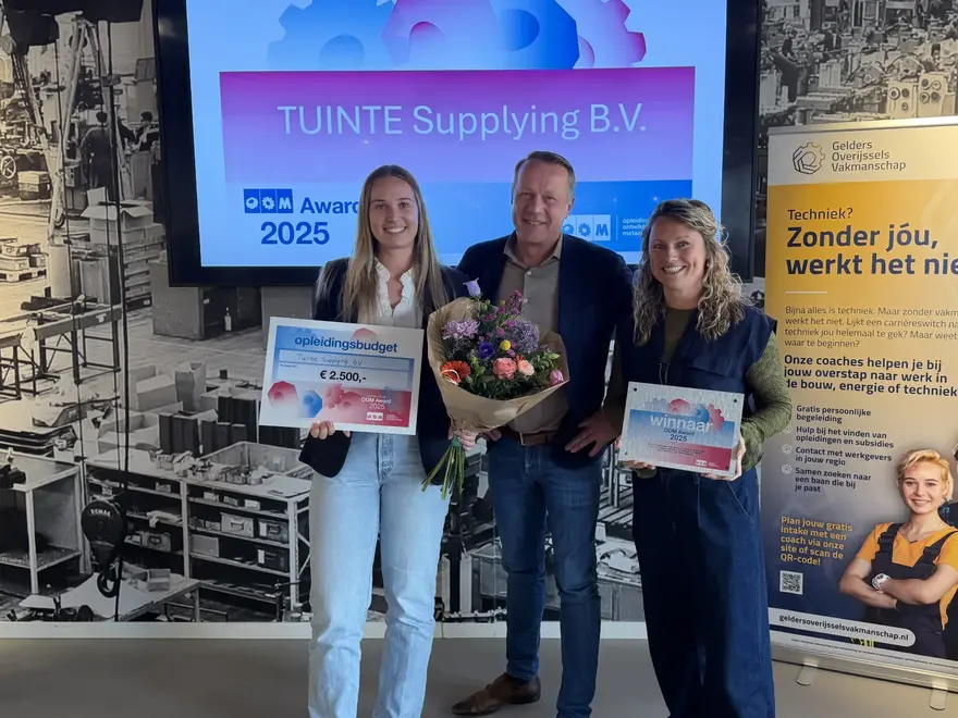 Tuinte wint OOM award