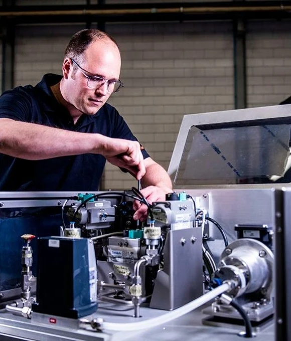 Speciaal machinebouw tuinte ervaren monteur