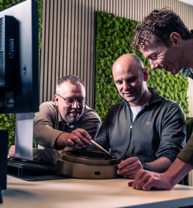 Overleg tussen de project engineers