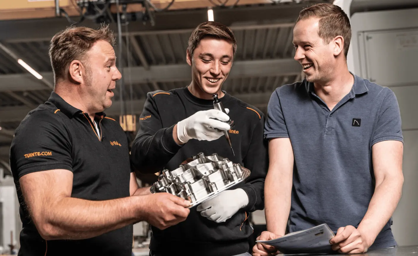 Tuinte vacature cnc frezers complexe onderdelen hightech