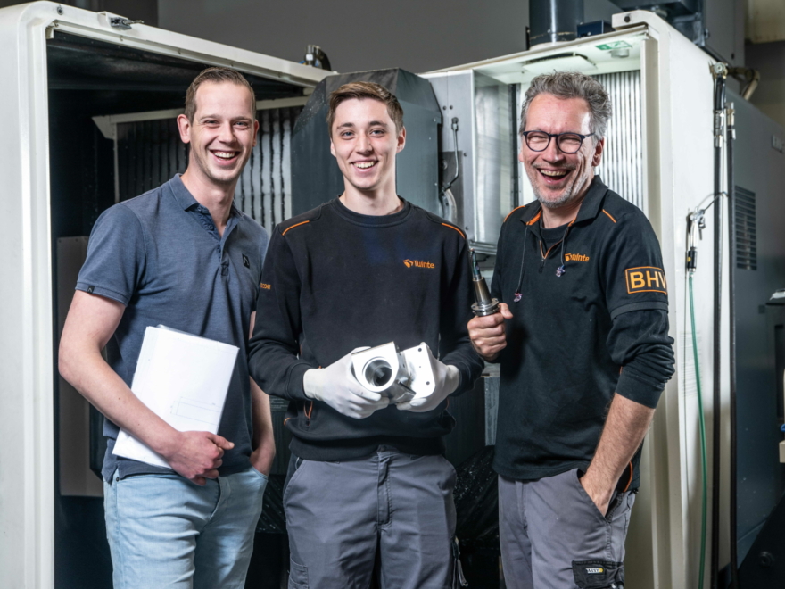 Samen mooie complexe onderdelen maken