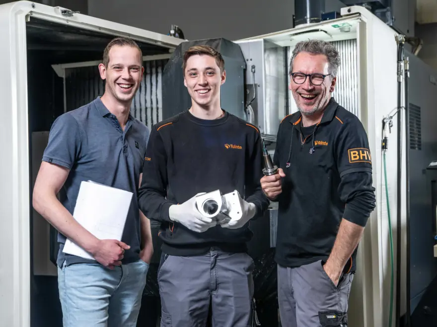 Samen mooie complexe onderdelen maken