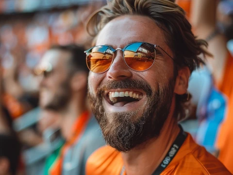 Oranje bril