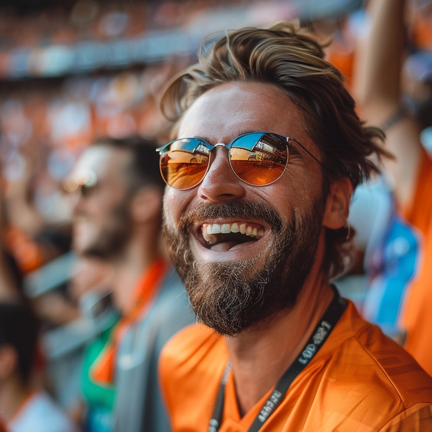 Oranje bril