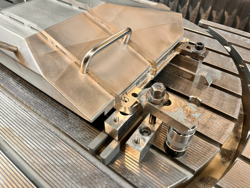 Combinatie van frezen, lassen en nabewerken