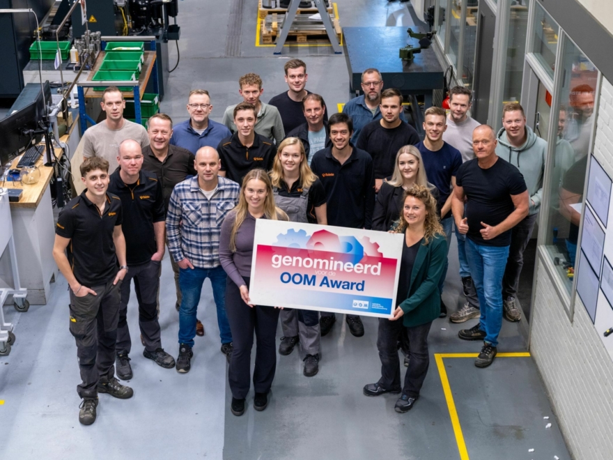 OOM award nominatie voor beste leerbedrijf in Overijssel