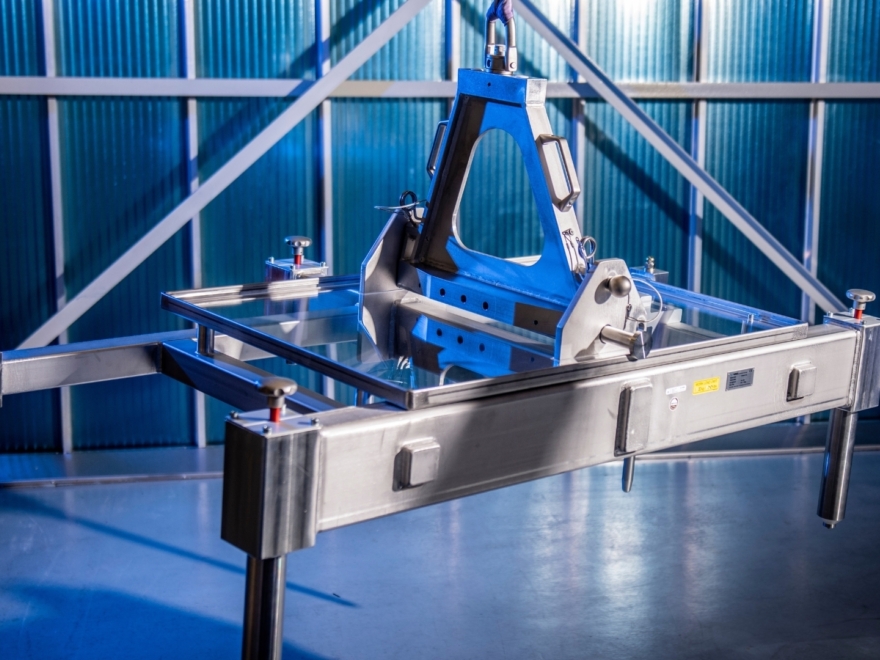 Hijstool, combinatie van diverse bewerkingen, geassembleerd en getest