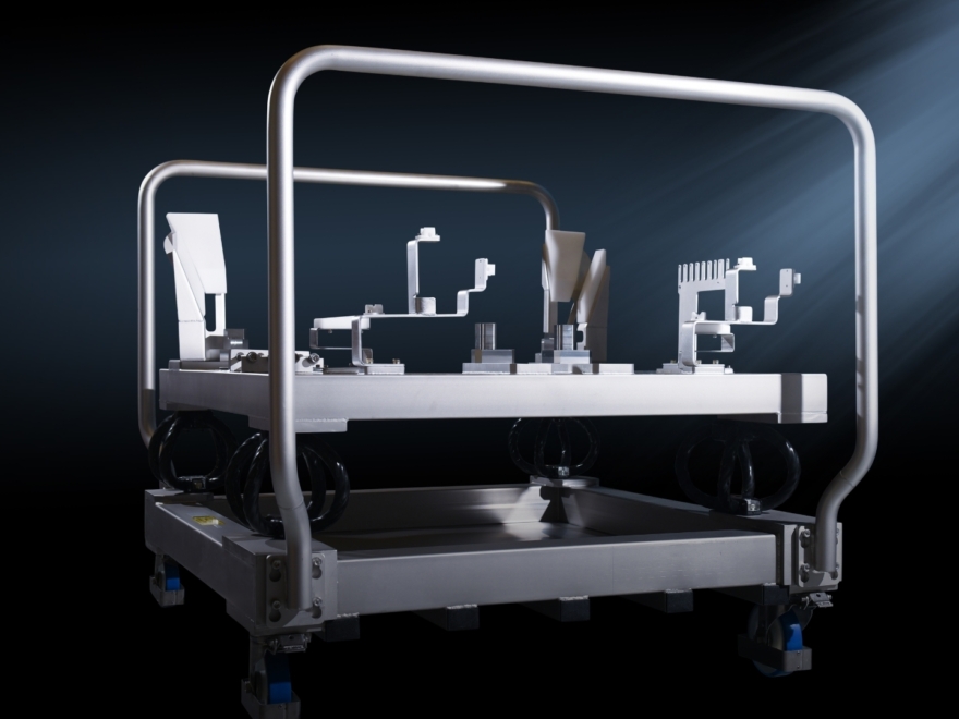 Transport tool uit RVS en aluminium voor de semicon