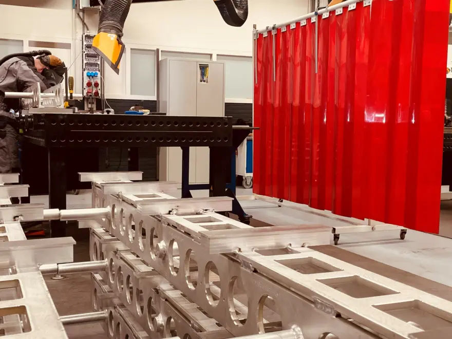 Serie van 25 stuks aluminium frames
