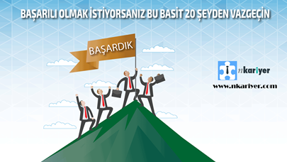 Başarılı olmak istiyorsanız bu basit 20 şeyden vazgeçin