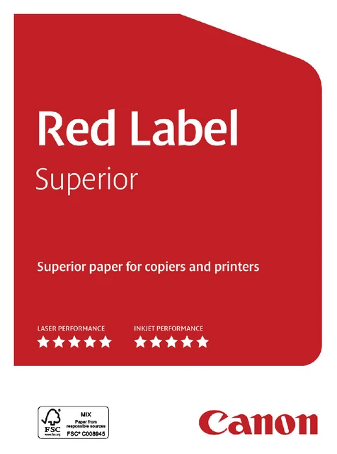 Canon Red Label Superior 80gr A3 420 x 297 mm wit FSC pk/500vel