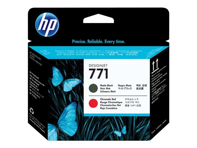 HP Printkop 771 MBK/COR Mat Zwart/Chromatisch Rood