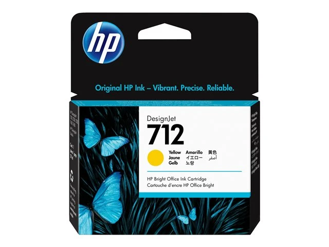 HP Inktcartridge 712 Y Geel 29ml