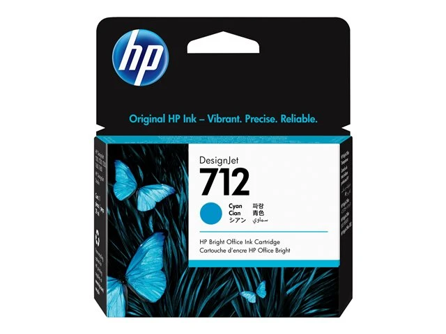 HP Inktcartridge 712 C Cyaan 29ml