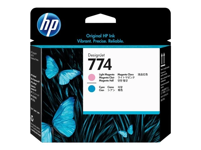 HP Printkop 774 LM/LC Licht Magenta/Licht Cyaan