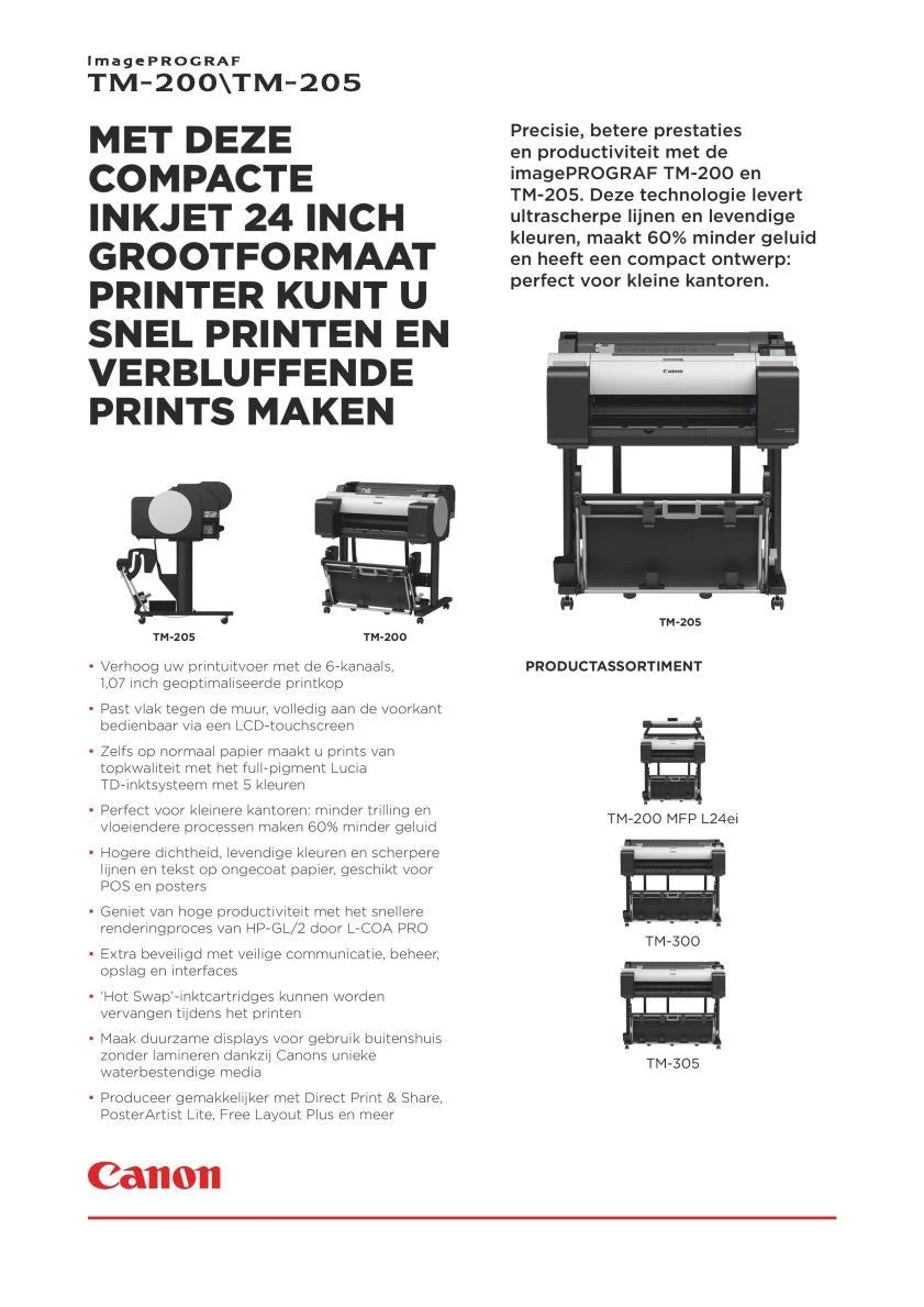 Canon imagePROGRAF TM-200