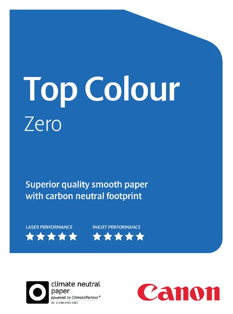 Canon Top Colour Zero 160gr A4 297 x 210 mm wit FSC pk/250vel