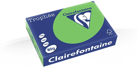 Gekleurd Papier 80gr A3 420 x 297 mm Gras Groen FSC pk/500vel