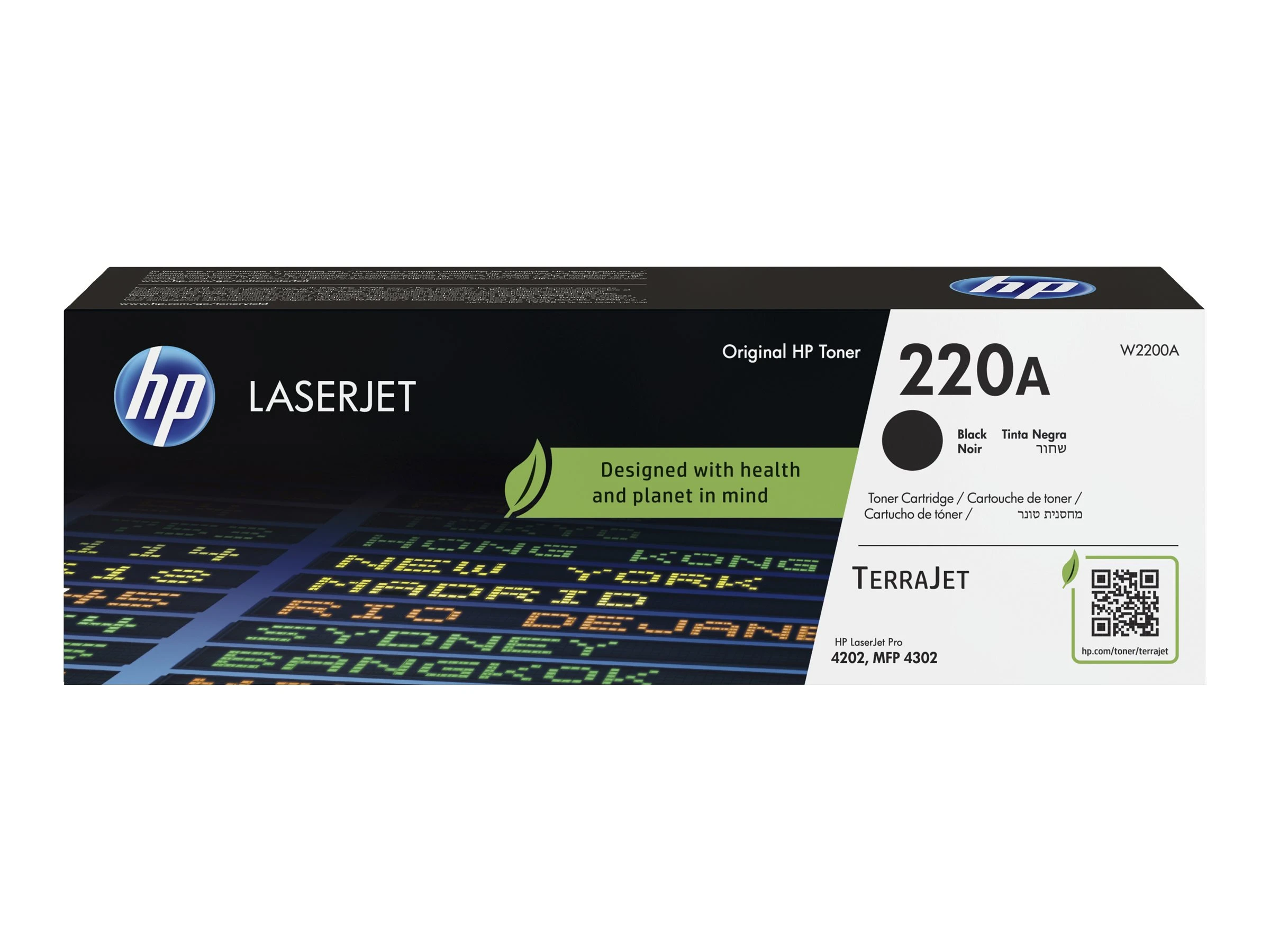 HP Tonercartridge 220A BK Zwart